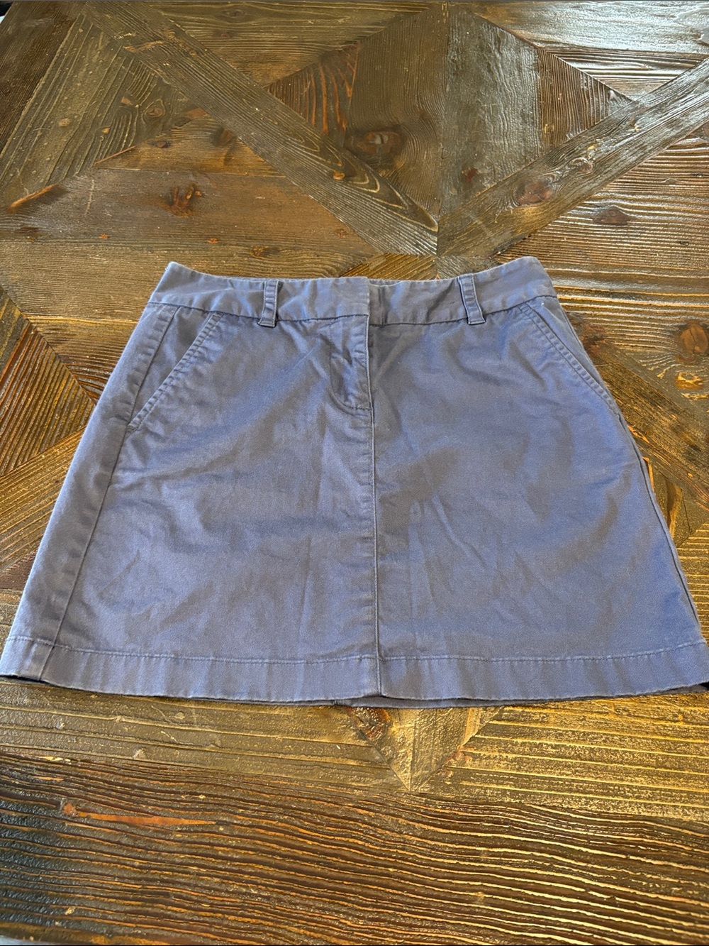 Vineyard Vines Navy Mini Skirt with Front Pockets